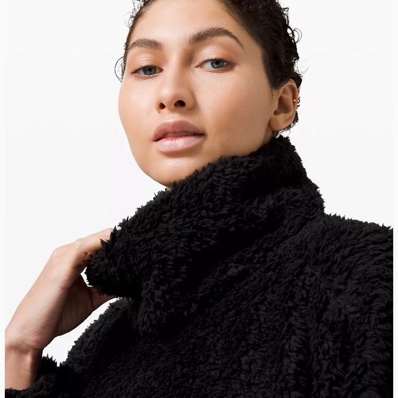 Lululemon Warm Restore Sherpa Pullover Black M/L - Picture 5 of 15